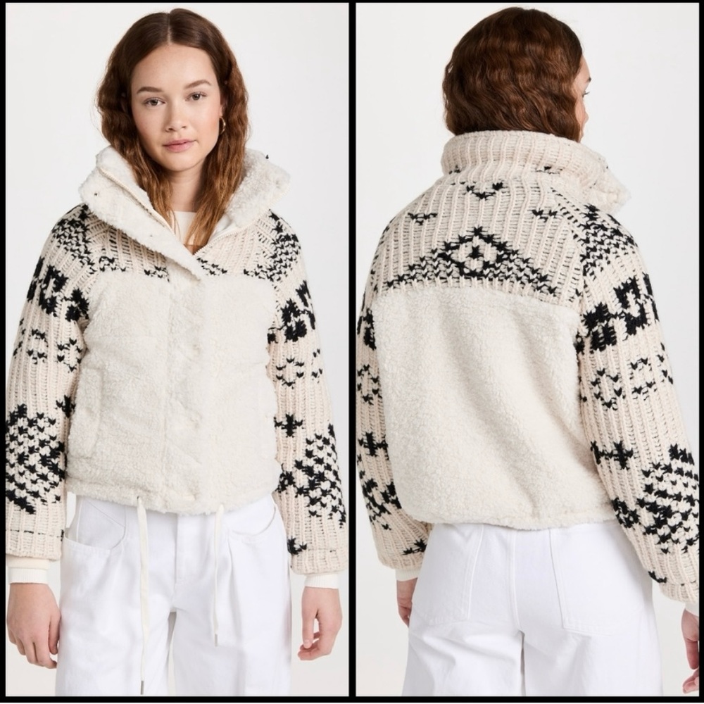 NWT Blank NYC Feeling Cozy Sweater Sherpa Jacket